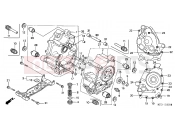 HONDA FJS600D3 ED SILVER WING 2003 E-16 CRANKCASE