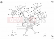 DUCATI 2005 Monster 620 VERTICAL CYLINDER HEAD » VALVE DRIVE