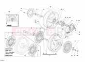DUCATI 2005 Monster 620 Dark WHEELS » FRONT WHEEL