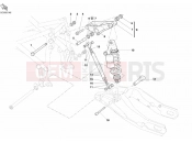 DUCATI 2005 Superbike 999 R REAR SHOCK ABSORBER » SWING ARM