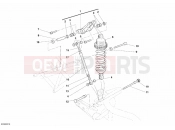 DUCATI Monster S2R 800 REAR SHOCK ABSORBER » SWING ARM