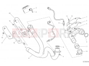 DUCATI 2021 Scrambler ICON EXHAUSRT PIPE ASSY