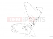 DUCATI Panigale V2 REAR MUDGUARD [MOD:PANV2]