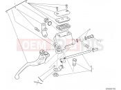 DUCATI 2021 Scrambler 1100 Dark Pro FRONT BRAKE PUMP [MOD:SCR11DRK]