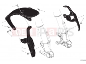 DUCATI 2021 Scrambler 1100 Dark Pro FRONT MUDGUARD [MOD:SCR11DRK]