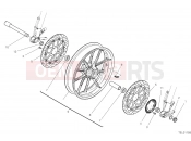 DUCATI 2021 Scrambler 1100 Pro FRONT WHEEL [MOD:SCR11PRO]
