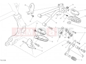 DUCATI Scrambler Desert Sled FOOTRESTS, LEFT [MOD:SCR800DS]