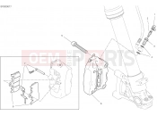 DUCATI 2021 Scrambler Desert Sled Fasthouse FRONT BRAKE SYSTEM [MOD:SCR800FH]