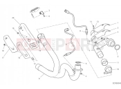 DUCATI 2020 Scrambler Icon Dark EXHAUSRT PIPE ASSY