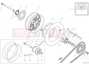 DUCATI 2020 Scrambler 1100 Sport Pro REAR WHEEL [MOD:SCR11SPR]