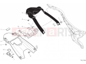 DUCATI 2020 Scrambler 1100 Pro REAR MUDGUARD [MOD:SCR11DRK]