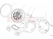 DUCATI 2018 Scrambler Cafe Racer INSTRUMENT PANEL [MOD:SCR800CR]