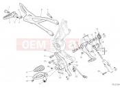 DUCATI 2021 Diavel 1260 Lamborghini FOOTRESTS, RIGHT [MOD:DVLAMBO]