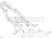 DUCATI 2021 Hypermotard 950 REAR FRAME COMP. [MOD:HYM 950]