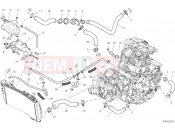 DUCATI Monster COOLING CIRCUIT [MOD:M937]