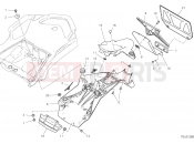 DUCATI 2021 Multistrada 950 PLATE HOLDER [MOD:MS950;XST:JAP]