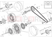 DUCATI 2021 Multistrada 950 S Spoked Wheels WHEELS [MOD:MS950SSW]