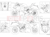 DUCATI 2021 Panigale V4 S POSITIONING PLATES [MOD:PANV4 S;XST:JAP]
