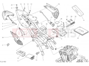 DUCATI 2021 Supersport 950 S REAR FRAME COMP. [MOD:SS 950 S]