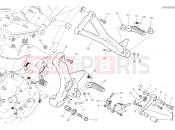 DUCATI 2021 Supersport 950 S FOOTRESTS, LEFT [MOD:SS 950 S]