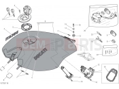 DUCATI 2021 XDiavel Dark FUEL TANK [MOD:XDVLDARK]