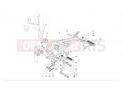 DUCATI 2006 Multistrada 620 L.h. footrests