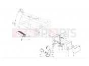 DUCATI 2006 Multistrada 620 Battery support