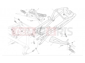 Rear subframe - Ducati Streetfighter 848 2012