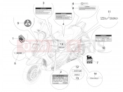 Plates - Emblems - Piaggio BV 350 IE ABS (USA / CA) 2020