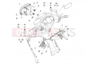 PIAGGIO BV 350 IE ABS (USA / CA) Front headlamps - Turn signal lamps
