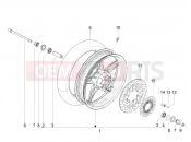 PIAGGIO BV 350 IE ABS (USA / CA) Front wheel