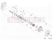Driven pulley - Piaggio Liberty 150 2020