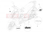 Plates - Emblems - Piaggio Liberty 150 2020