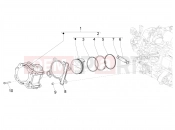 PIAGGIO MP3 400 Cylinder-piston-wrist pin unit