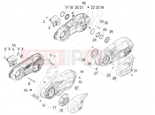 PIAGGIO MP3 500 MAXI Sport ABS Crankcase cover - Crankcase cooling
