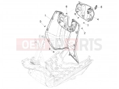 Front glove-box - Knee-guard panel - Piaggio 1 Moped 2022