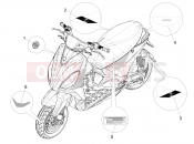 Plates - Emblems - Piaggio 1 Moped 2022