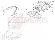 Rear cover - Splash guard - Piaggio 1 Moped 2022