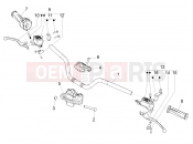 Handlebars - Master cil. - Piaggio 1 Motorcycle 2022