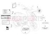 Plates - Emblems - Piaggio Typhoon 125 4T 2V 2020