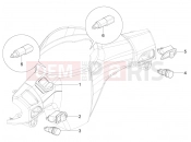 PIAGGIO Typhoon 50 4T 4V (USA / CA) Selectors - Switches - Buttons