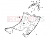 PIAGGIO Zip 100 4T (APAC) Side cover - Spoiler