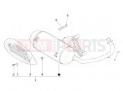 PIAGGIO Zip 100 4T (APAC) Silencer