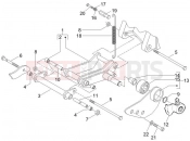 PIAGGIO Zip 100 4T (APAC) Swinging arm