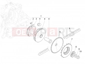 Driving pulley - Piaggio Zip 50 4T 25 Km/h 2021