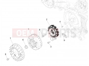 Flywheel magneto - Piaggio Zip 50 4T 25 Km/h 2021