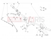 Handlebars - Master cil. - Piaggio Zip 50 4T 25 Km/h 2021