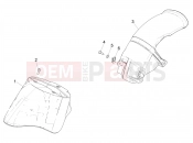 Wheel huosing - Mudguard - Piaggio Zip 50 4T 25 Km/h 2021