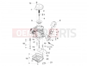 Carburetor's components - Piaggio Typhoon 50 4T 4V (USA / CA) 2022
