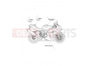 Bodywork - Decals - Triumph DAYTONA 600 & 650 2006